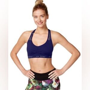Betsey Johnson purple sports bra